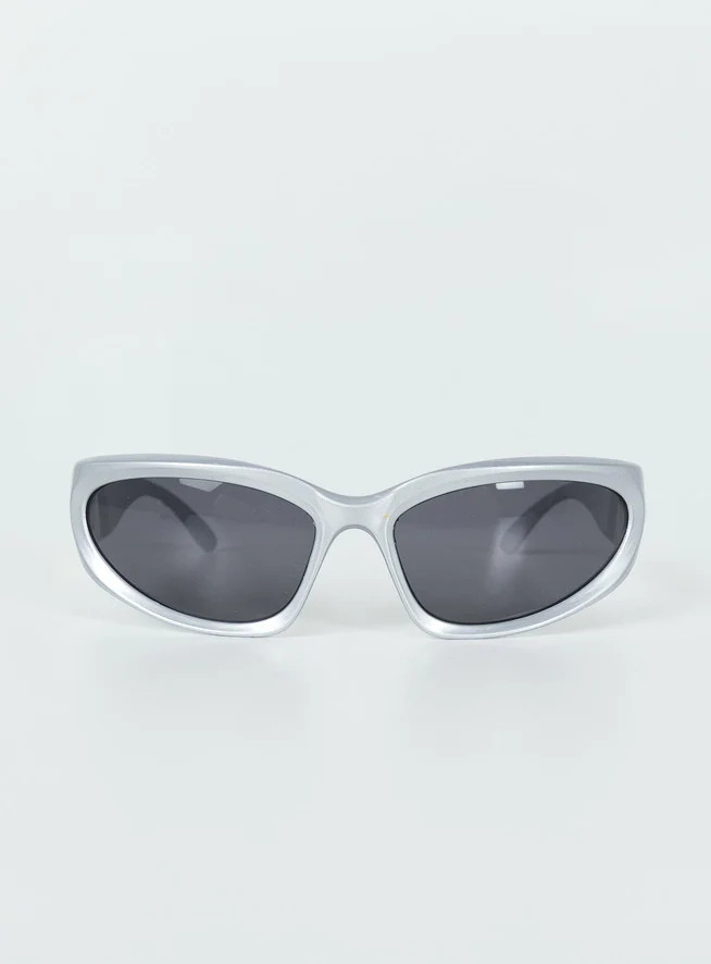 Francese Sunglasses Silver | Princess Polly US