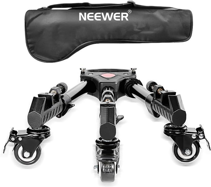 Neewer Photography Professional Heavy Duty Tripod Dolly with Rubber Wheels and Adjustable Leg Mou... | Amazon (US)