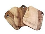 Large Square Ambrosia Maple Wood Cutting Board with Handle | Amazon (US)