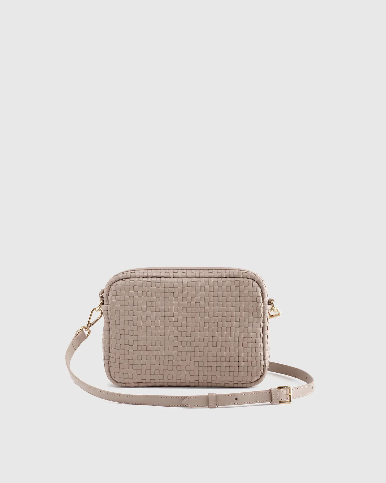 Italian Leather Handwoven Crossbody | Quince