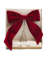 Velvet Bow Tree Topper | Pillows & Decor | Marshalls | Marshalls