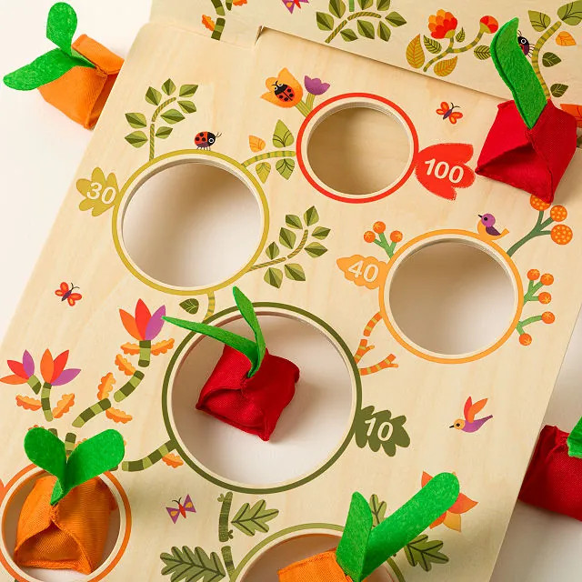 Garden Party Kids Veggie Toss Game | UncommonGoods