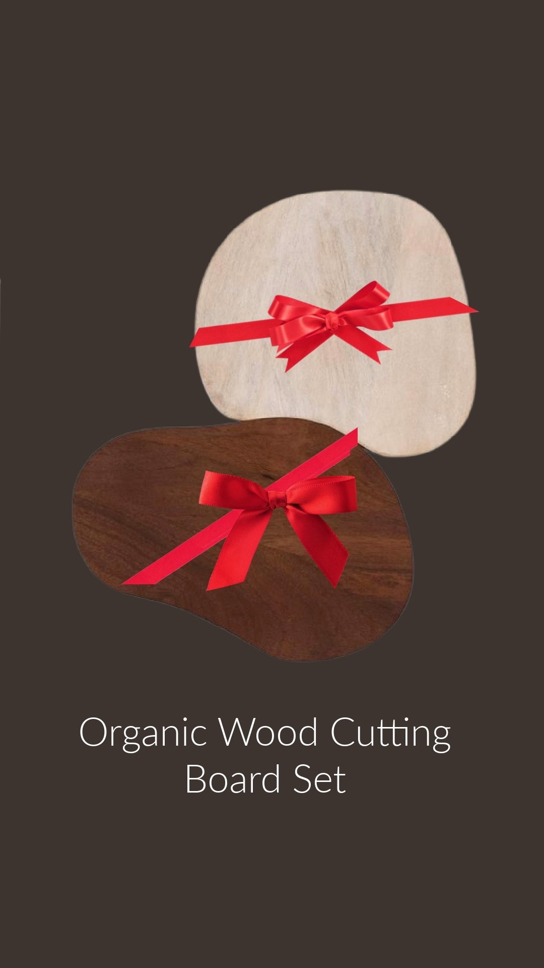 Such a good gift idea 🤍 An organic wood cutting board set that looks beautiful on the counter and comes in under $35 for both.

#LTKGiftGuide #LTKHome #LTKHoliday