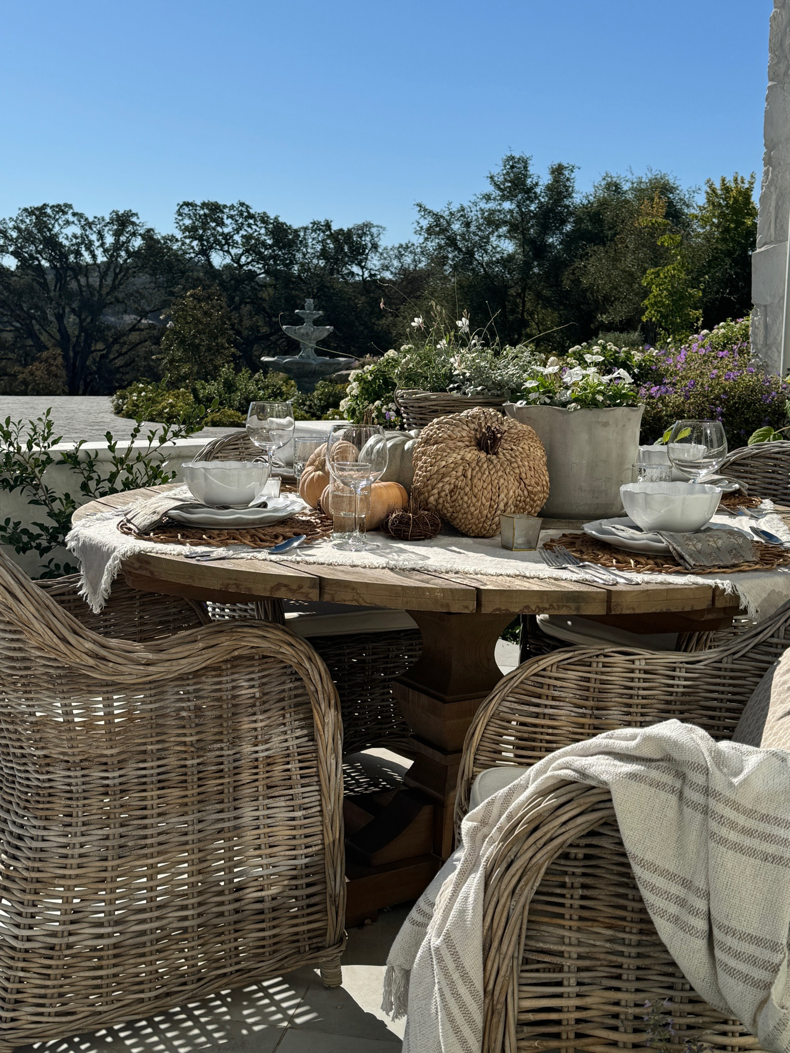 If you are looking for a stoneware dinner collection that is perfect for everyday use and holiday entertaining, this is it!  They are 20% of through Oct 12th with code FALL20
I’ve also linked the pumpkins I love, my go to pots, table, chairs and more!

#LTKFamily #LTKSaleAlert #LTKHome