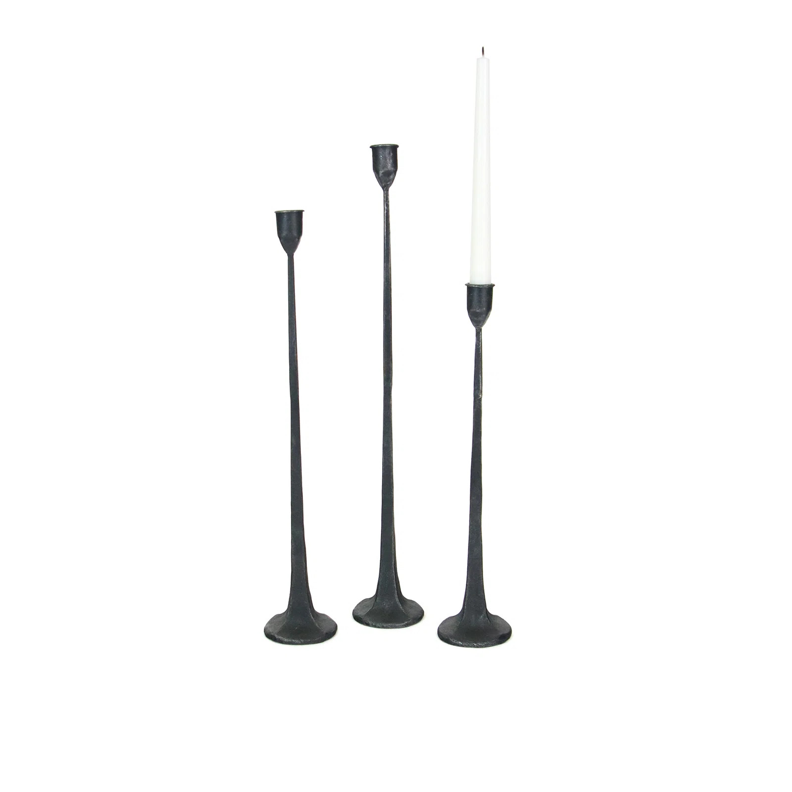 Salah Iron Tabletop Candlestick | Wayfair North America