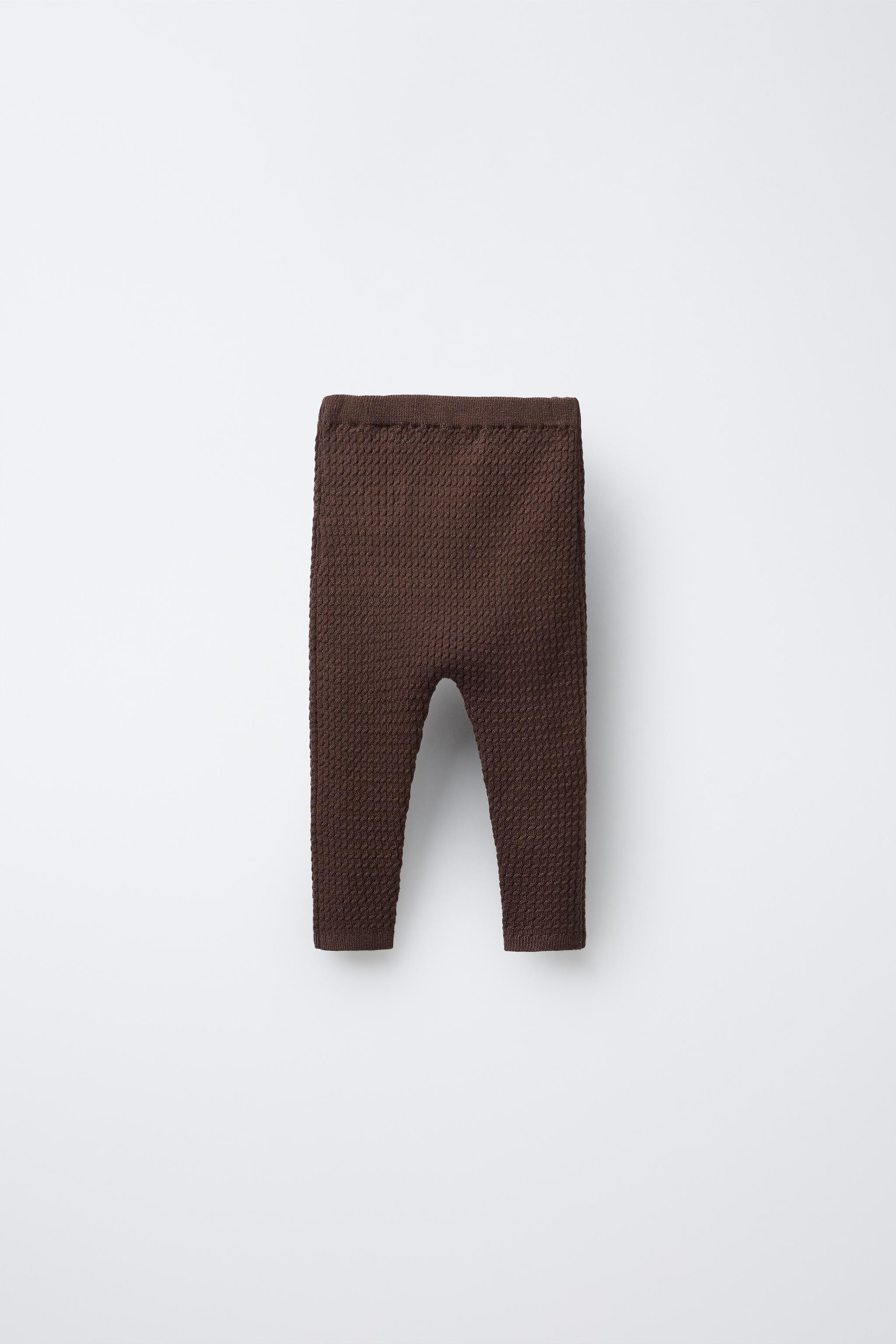 CABLE KNIT LEGGINGS | Zara US