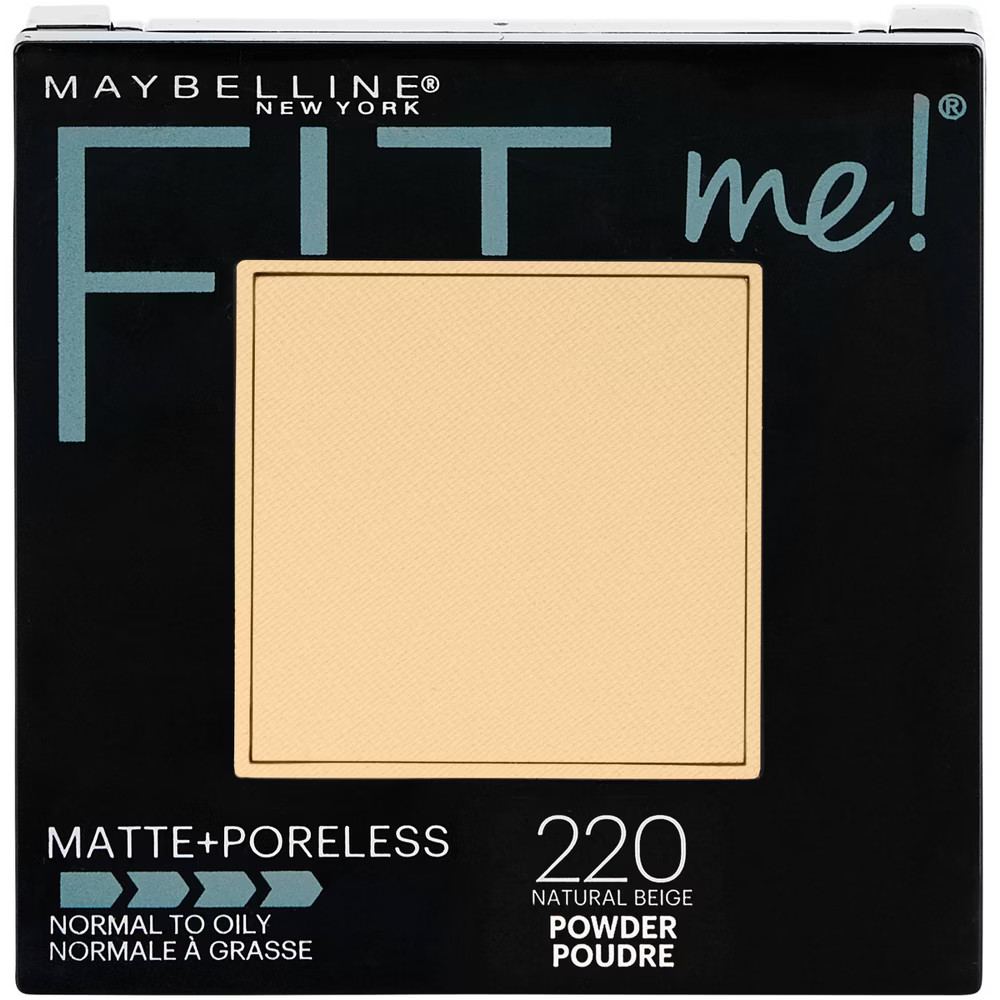 Maybelline Fit Me Matte + Poreless Pressed Powder - 220 Natural Beige - 0.29oz | Target