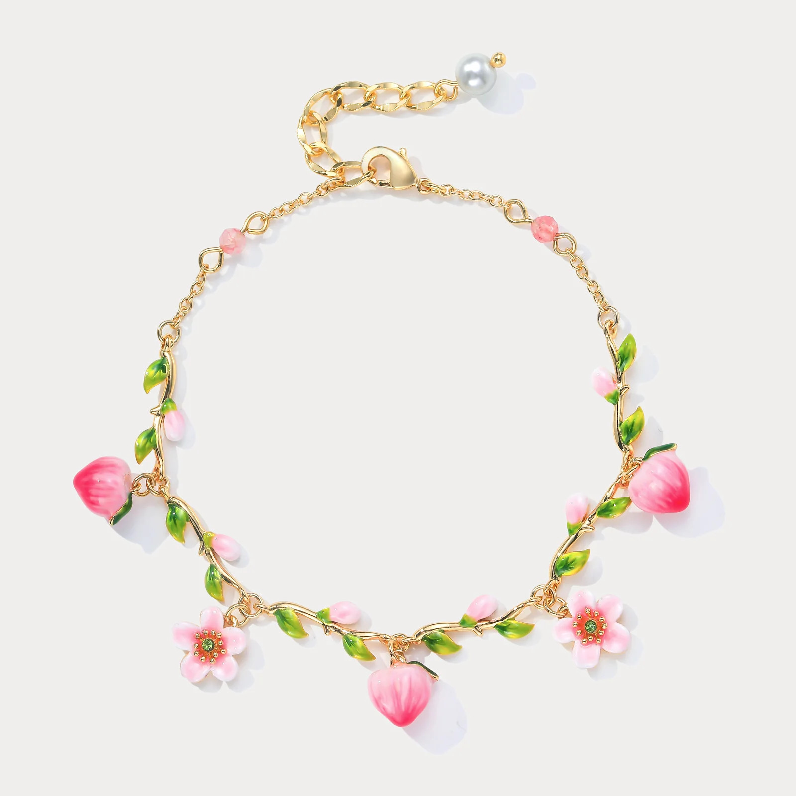 Peach Blossom Bracelet | Selenichast