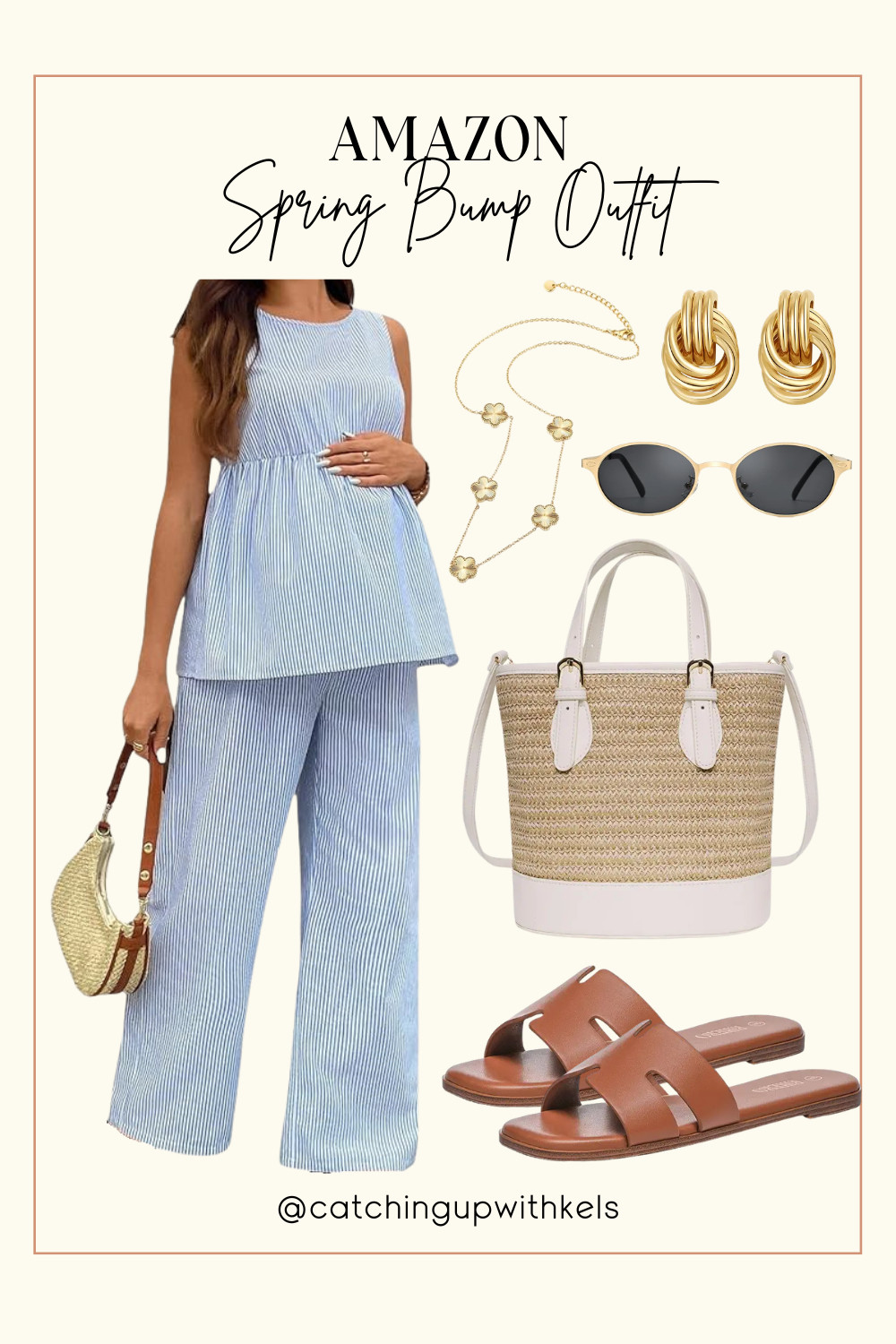 Check out this stylish Amazon maternity outfit perfect for spring! #springbumpoutfit #momstyle 

 #LTKgrwm #LTKootd #LTKBaby