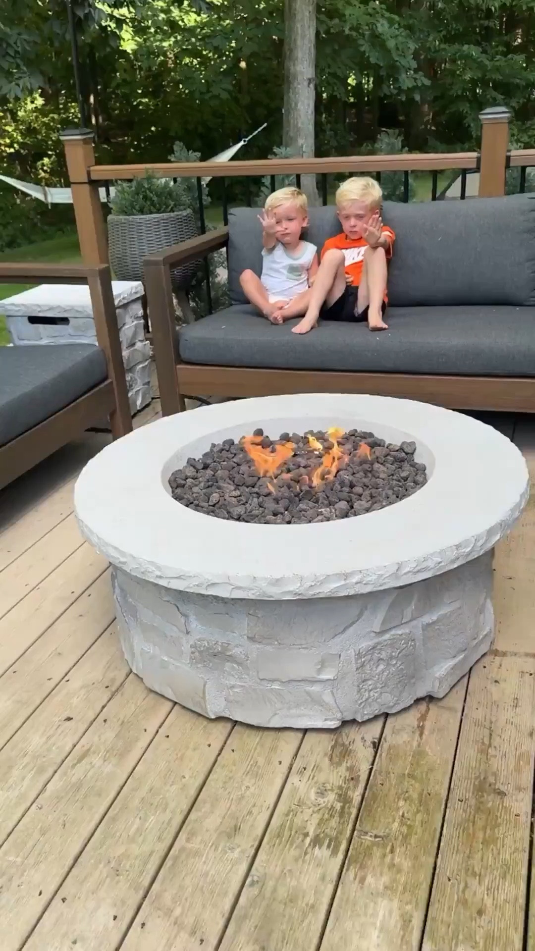 I’m obsessed with this gas fire pit and matching tank cover table from Wayfair 😍 we love to have a fire on our back deck in the summer! 

#LTKSeasonal #LTKHome