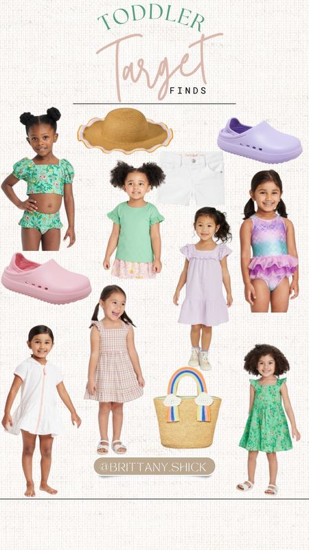Target Toddler Girl Finds Summer Swim Spring Water Shoes Swimsuit Floppy Sun Hat Straw Bag Dress Shorts Top St Patrick’s Day

#LTKswim #LTKsalealert #LTKkids