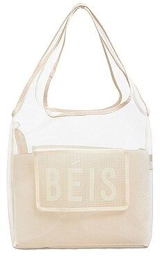 BEIS The Toke Tote in Beige from Revolve.com | Revolve Clothing (Global)