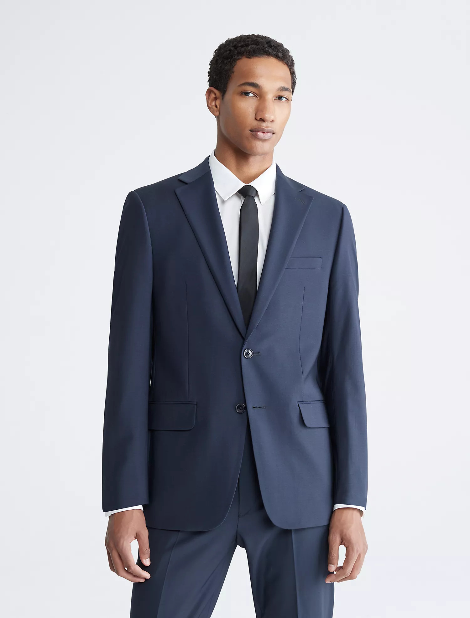 Slim Fit Navy Suit Jacket | Calvin Klein | Calvin Klein (US)