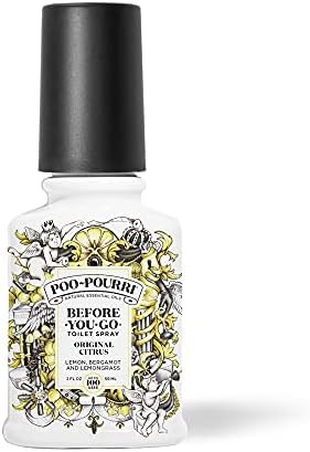 Poo-Pourri Before-You-Go Toilet Spray Bottle, Original Citrus Scent, 2 Fl. Oz | Amazon (US)