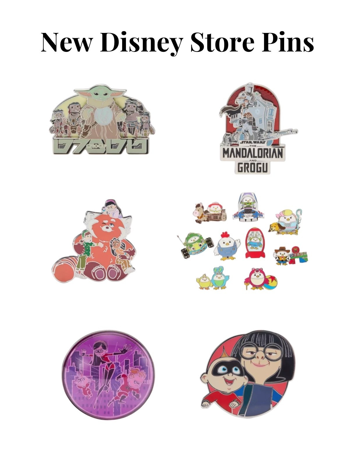 New pins from Disney Store with the Mandalorian and Grogu, the Incredibles, and more!

#LTKSeasonal #LTKTravel
