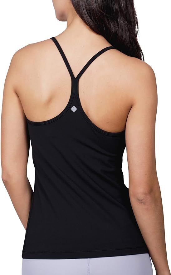Yogalicious Ultra Soft Lightweight Camisole Tank Top with Built-in Support Bra | Amazon (US)