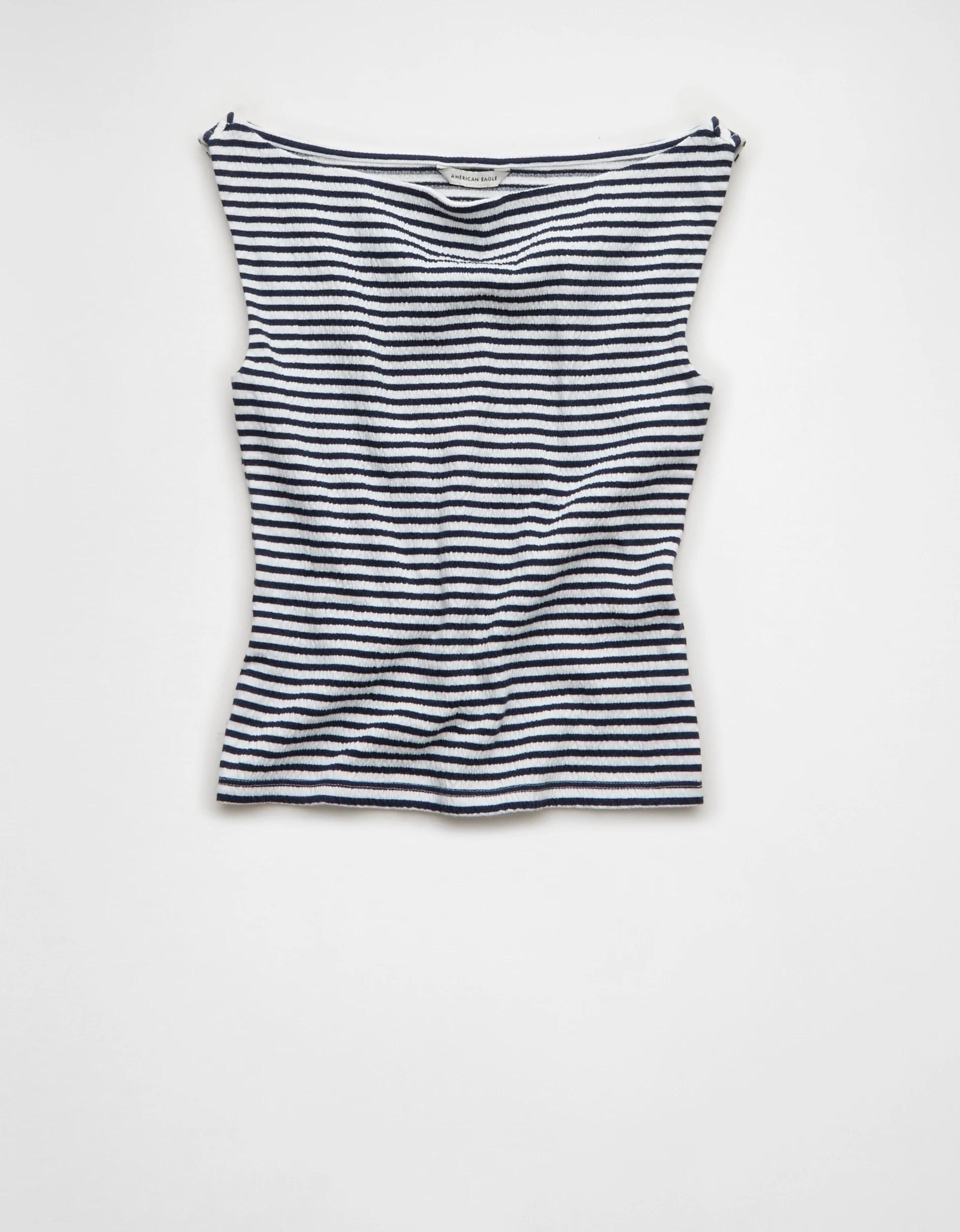 AE Boatneck Textured Tank Top | American Eagle Outfitters (US & CA)