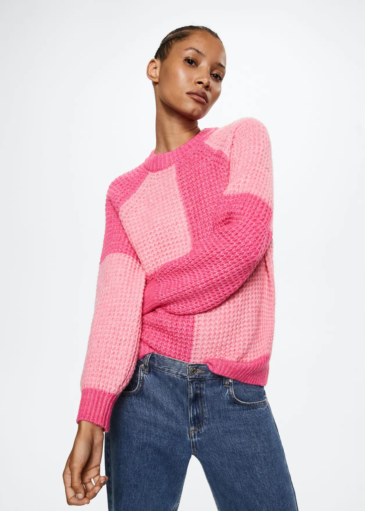 Reverse knit sweater -  Women | Mango USA | MANGO (US)
