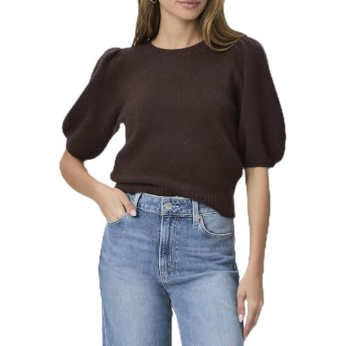 PAIGE Women's Lucerne Top, Dark Brown | Amazon (US)