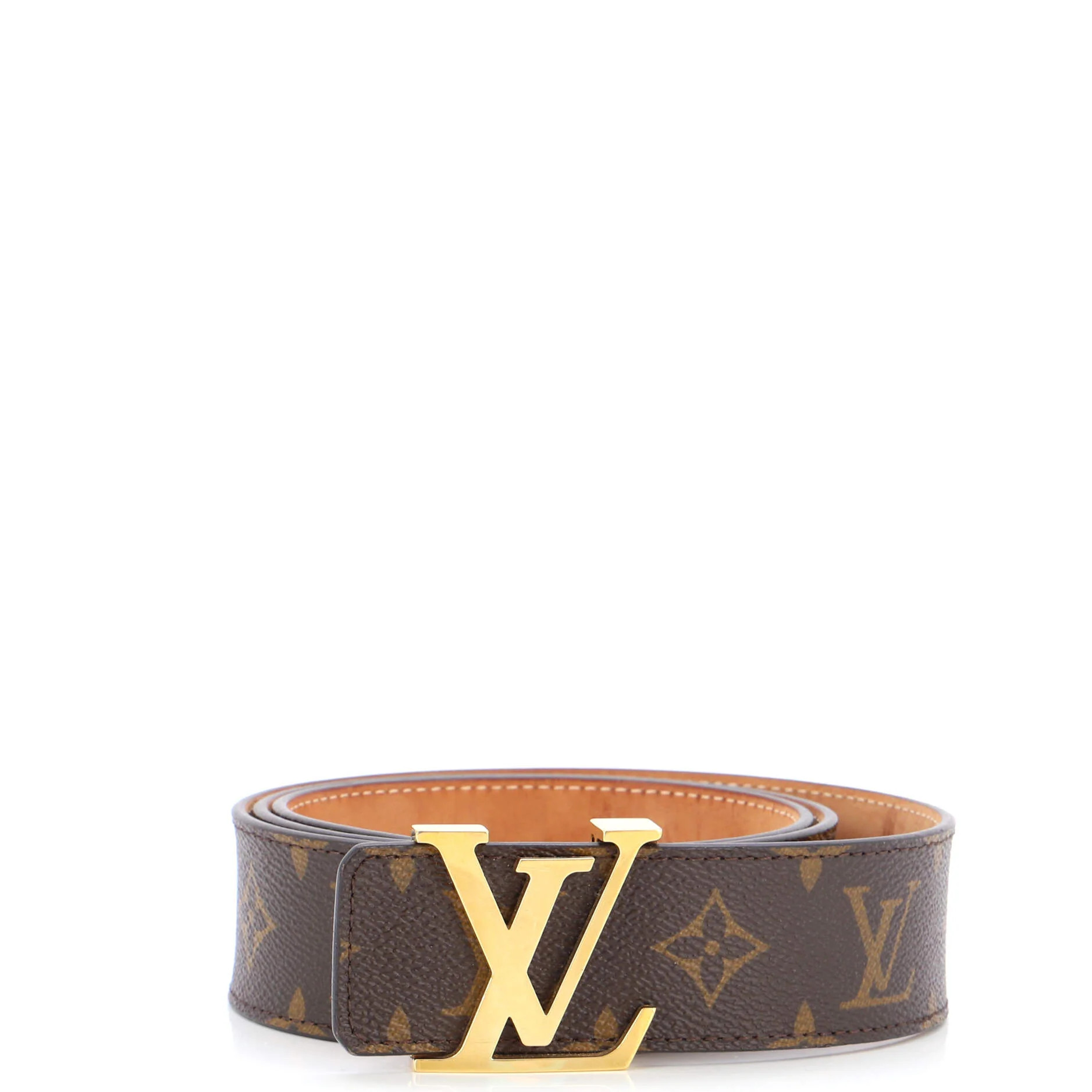 Louis Vuitton LV Initiales Belt Monogram Canvas Wide 95 | Rebag