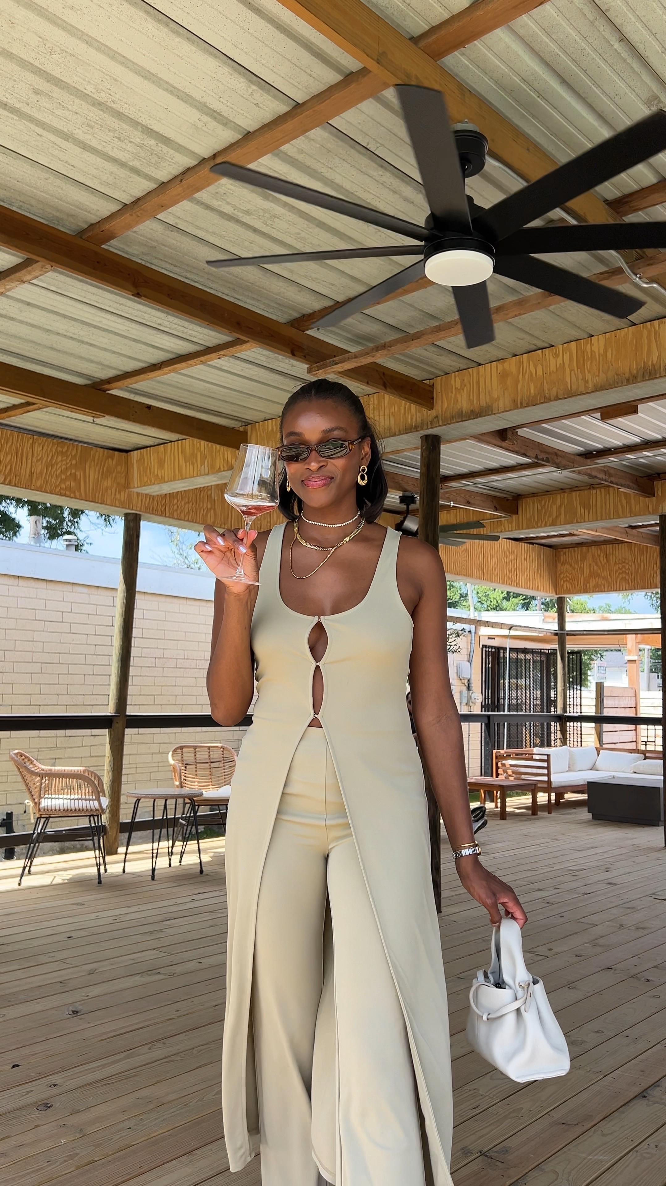 One of my favorite sets of all time but no longer sold. (Linked similar). Also found a dupe for my YSL sunnies, linked those as well! 

Top - Medium
Pants - Medium

#LTKVideo #LTKSummerSales #LTKStyleTip