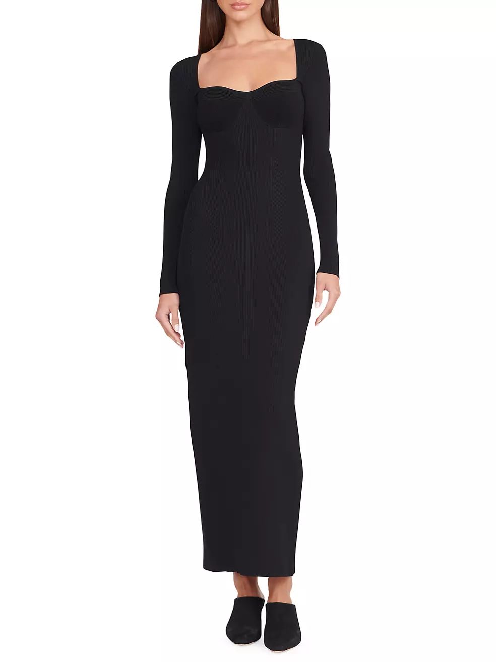 Silhouette Long-Sleeve Maxi Dress | Saks Fifth Avenue