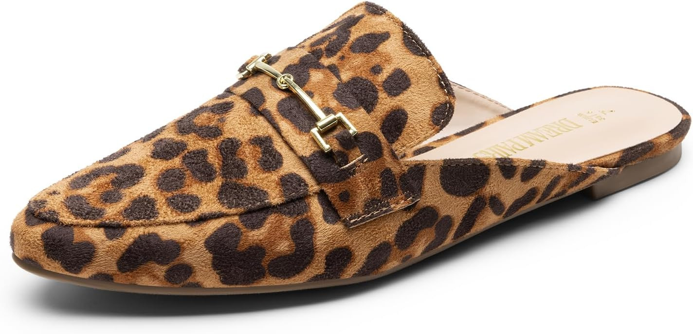 DREAM PAIRS Women's Flat Mules Pointed Toe Backless Loafer Shoes | Amazon (US)