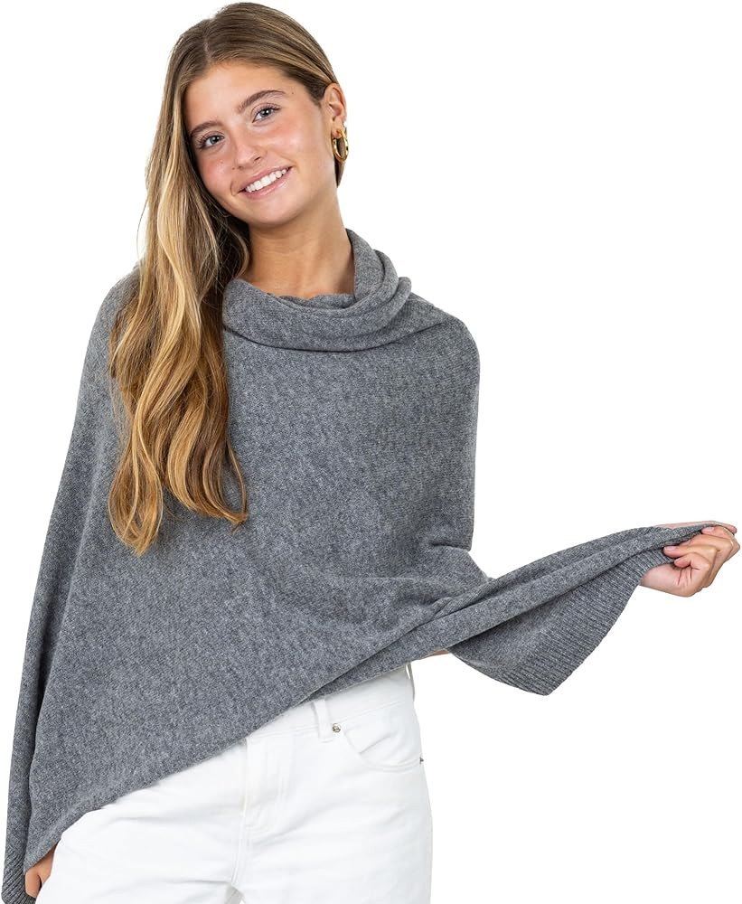 Velanio Cashmere Luxury Knitted Wrap Travel Shawl Scarf, Pashmina Stole, All-Season Scarf for Wom... | Amazon (US)