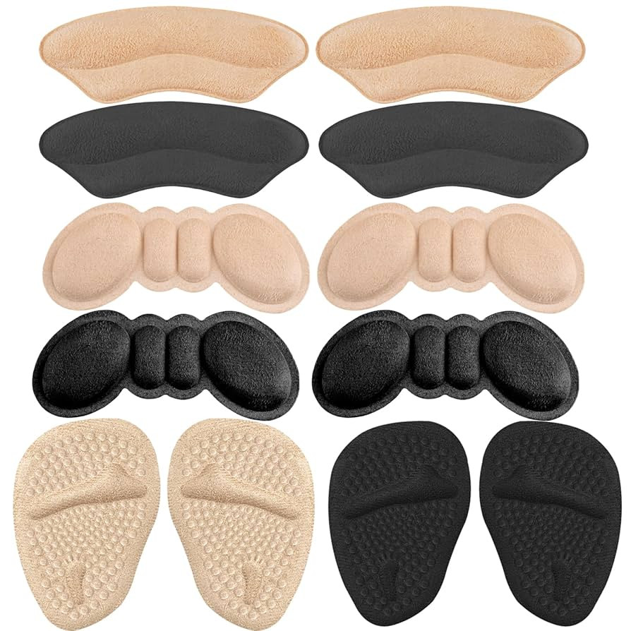 6 Pairs Heel Grips for Women's Shoes, Heel Pads for Shoes, Shoe Cushions for Women High Heel Comf... | Amazon (US)