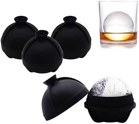 Helpcook Ice Ball Molds ,Round Ice Cube Molds-Silicone Sphere Ice Molds with Built-in Funnel-Make... | Amazon (US)