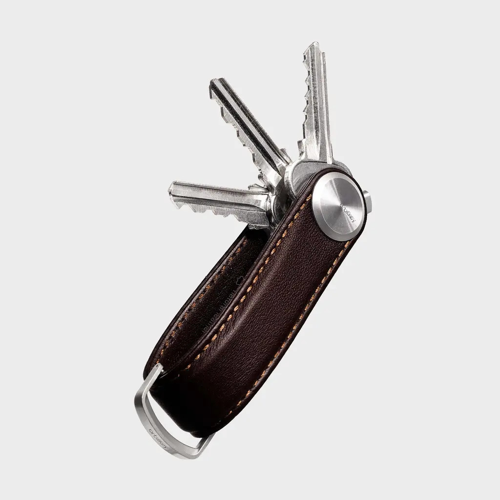 Orbitkey Pro Leather Key Organiser in Mahogany at Nordstrom | Nordstrom