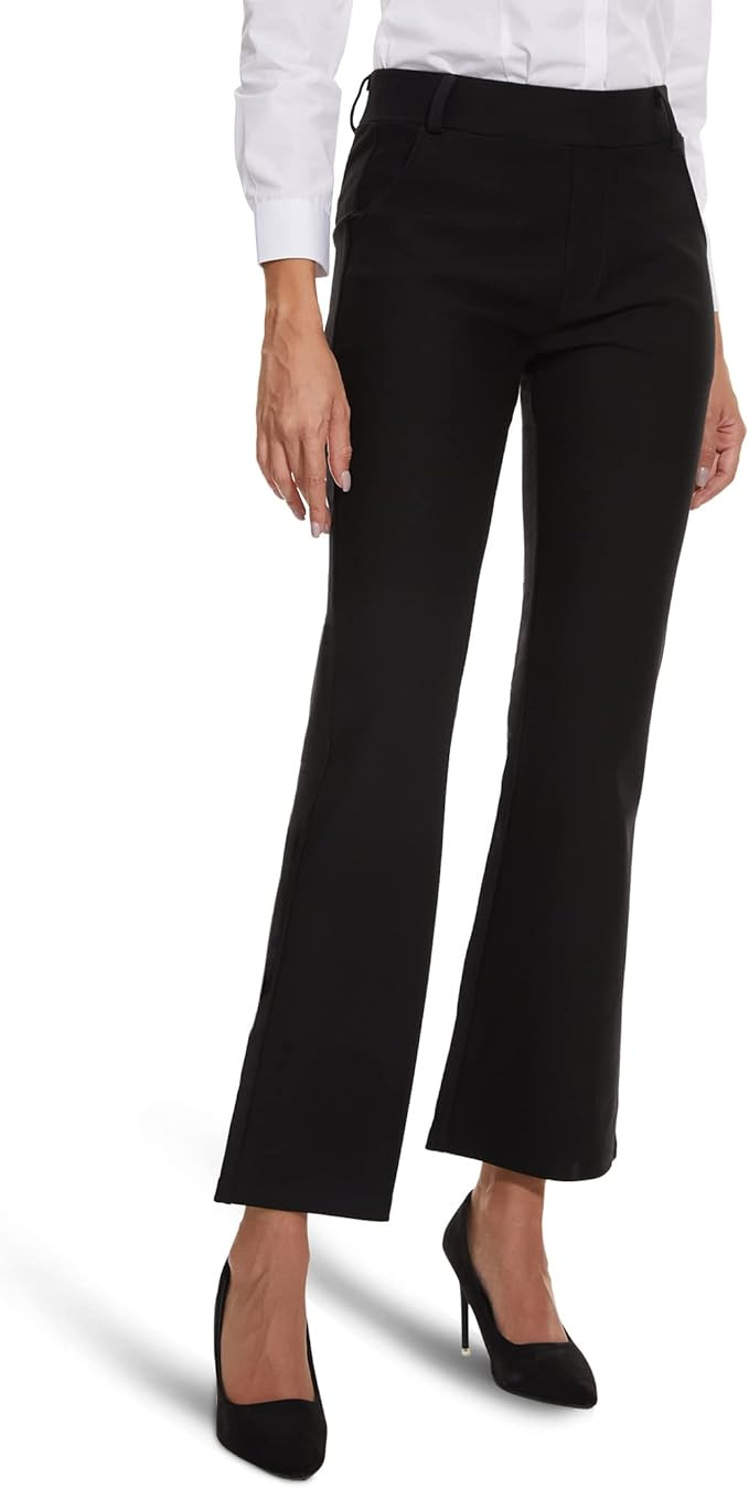 Ginasy Dress Pants Women Business Casual Work Trousers High Waisted Stretch Pull On Office Slacks... | Amazon (US)