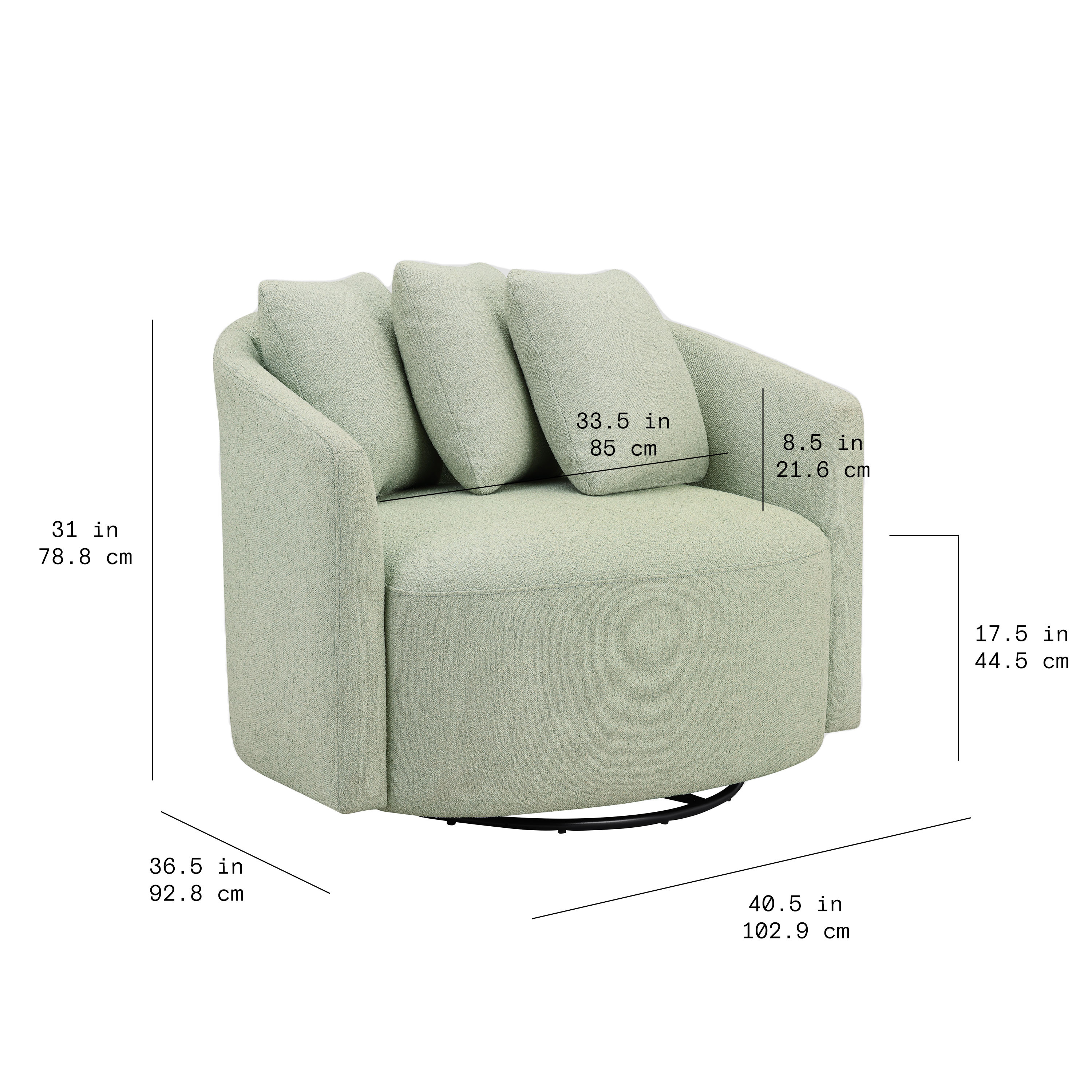 Beautiful Drew Chair by Drew Barrymore, Sage - Walmart.com | Walmart (US)