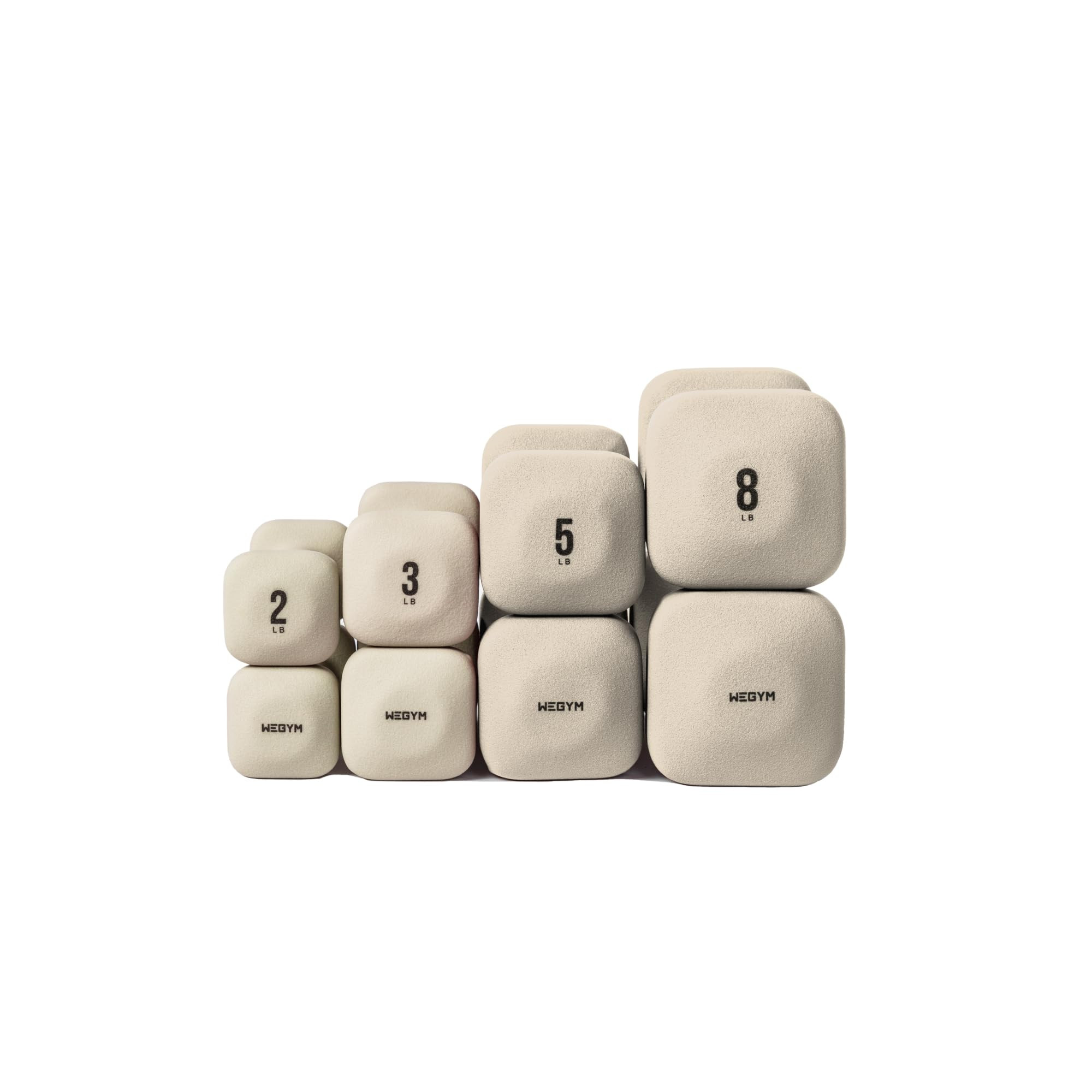 WeGym SafeGrip Dumbbells, Anti-Slip, Anti-Roll, Thick Handles, Free Weights, Square Dumbbells for... | Amazon (US)