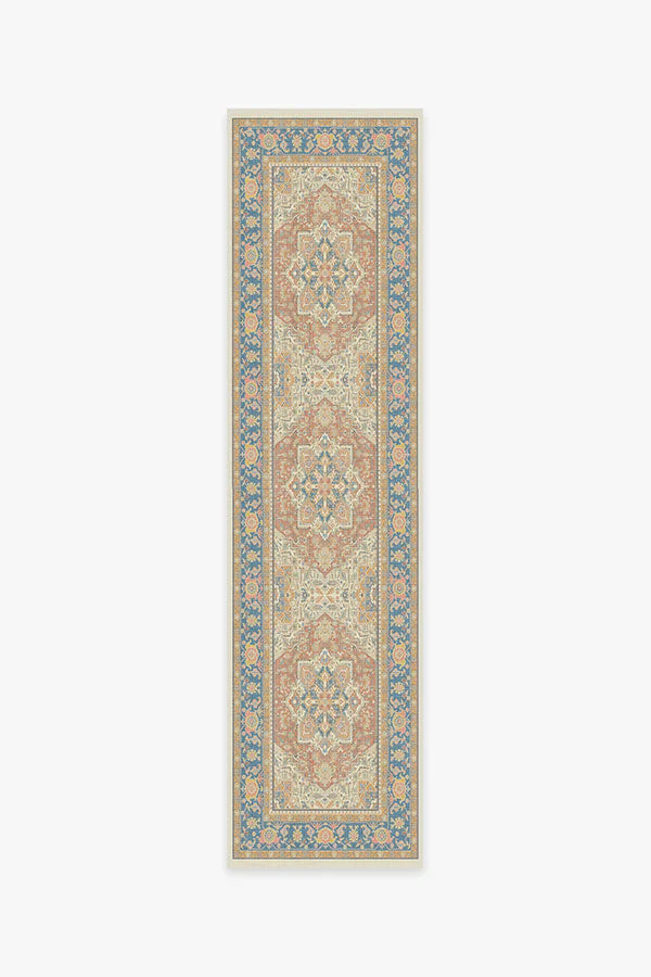 Kamran Sunset Orange Outdoor Rug | Ruggable