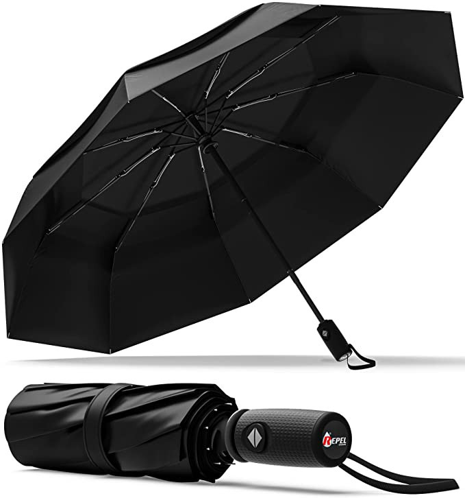 Repel Umbrella The Original Portable Travel Umbrella - Umbrellas for Rain Windproof, Strong Compa... | Amazon (US)