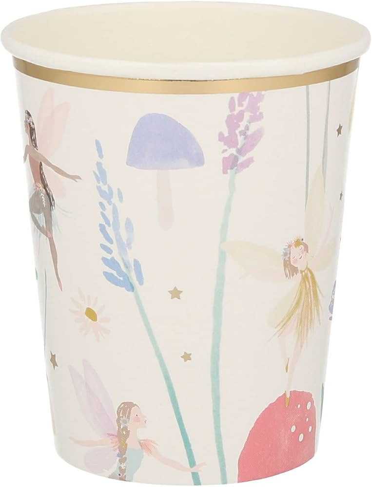 Meri Meri Fairy Cups for Themed Parties (Pack of 8), Disposable Paper Cups, Sized for Kids & Adul... | Amazon (US)