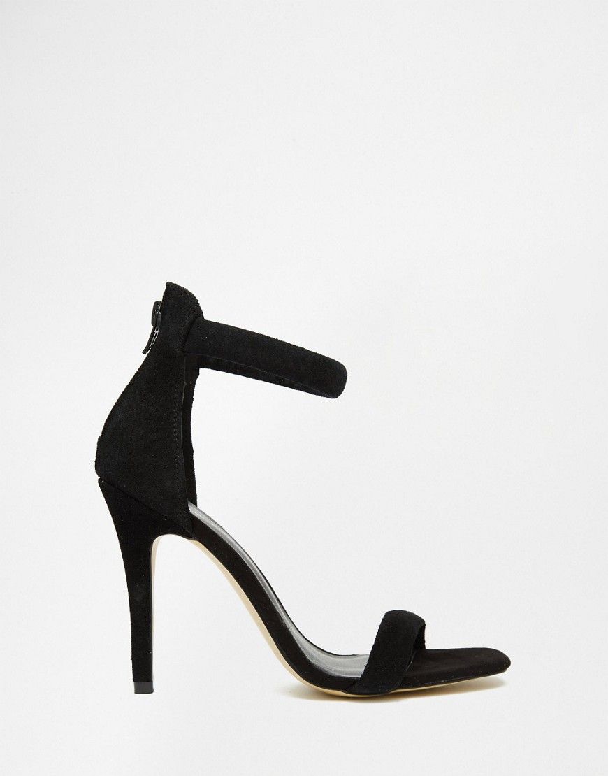 New Look Suede Heeled Barely There Sandal | ASOS US