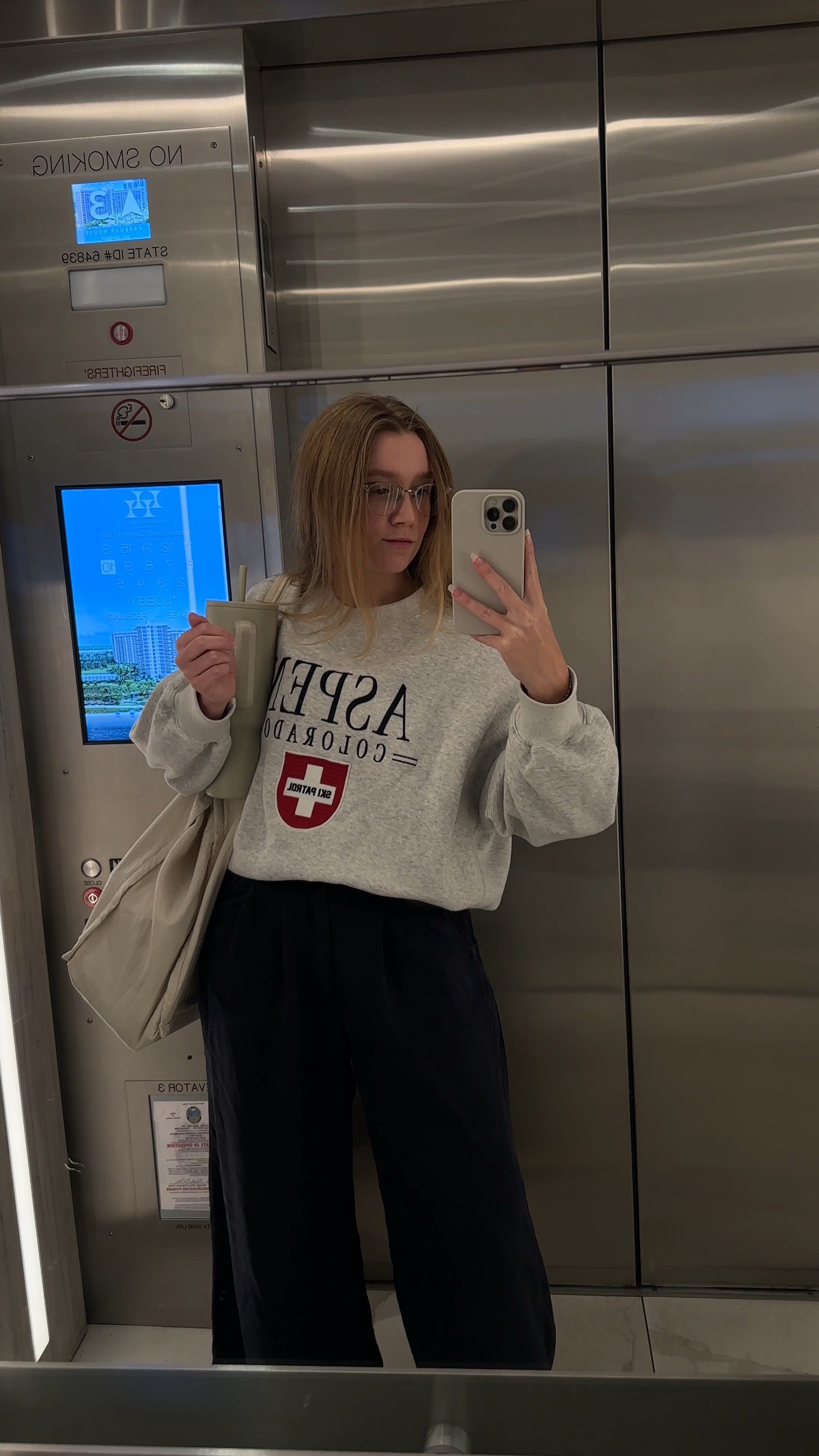 Go to comfy Sunday outfit 

Shopper bag from EREWHON >
“Cotton Canvas Creme With Grey Print” — $50

Comfiest shoes linked I ordered 2 pairs one in size W7.5 and they were big on me size W7/ M5.5 fit perfectly
New Balance 9060 runs true to size (in my opinion)

#LTKfindsunder100 #LTKActive #LTKtravel