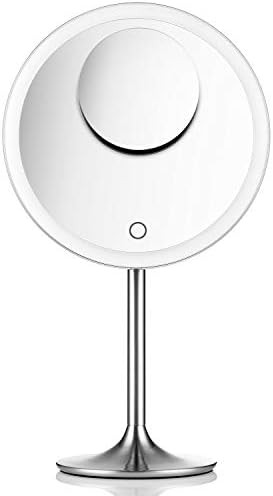 Miusco 9" Lighted Makeup Mirror Pro, 5X + 10X Magnification, Ultra Bright HD Lighting System, Rec... | Amazon (US)