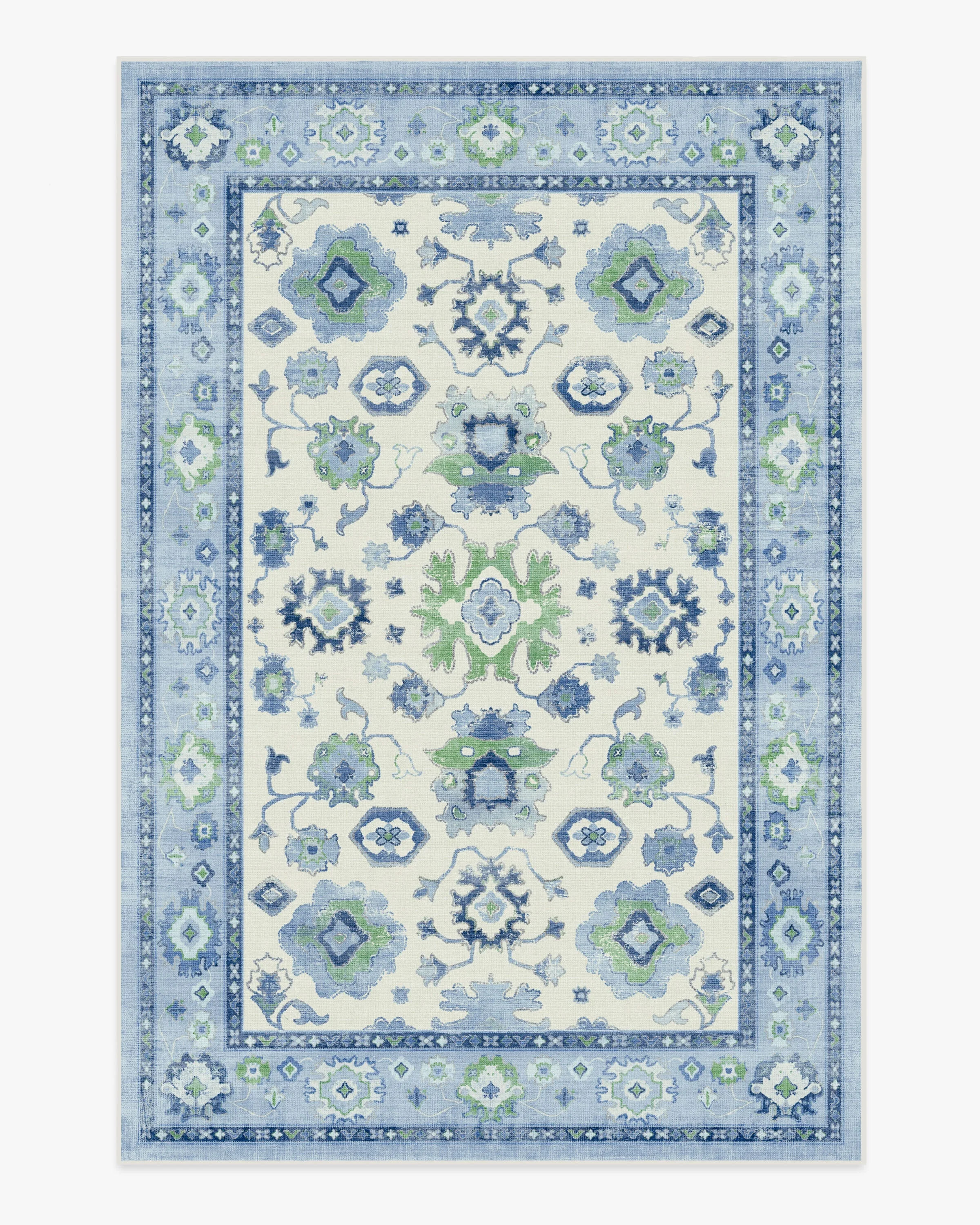 Serena Blue Rug by Mrs. Alice | Ruggable US | Ruggable