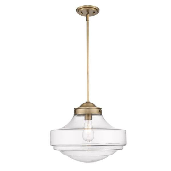 Ingalls Large Pendant - Modern Brass with Vintage Milk Glass | Bed Bath & Beyond