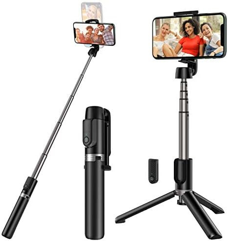 Yoozon Selfie Stick Tripod Bluetooth,Extendable Phone Tripod Selfie Stick with Wireless Remote Sh... | Amazon (US)