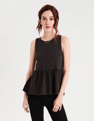 AE Babydoll Tank Top | American Eagle Outfitters (US & CA)