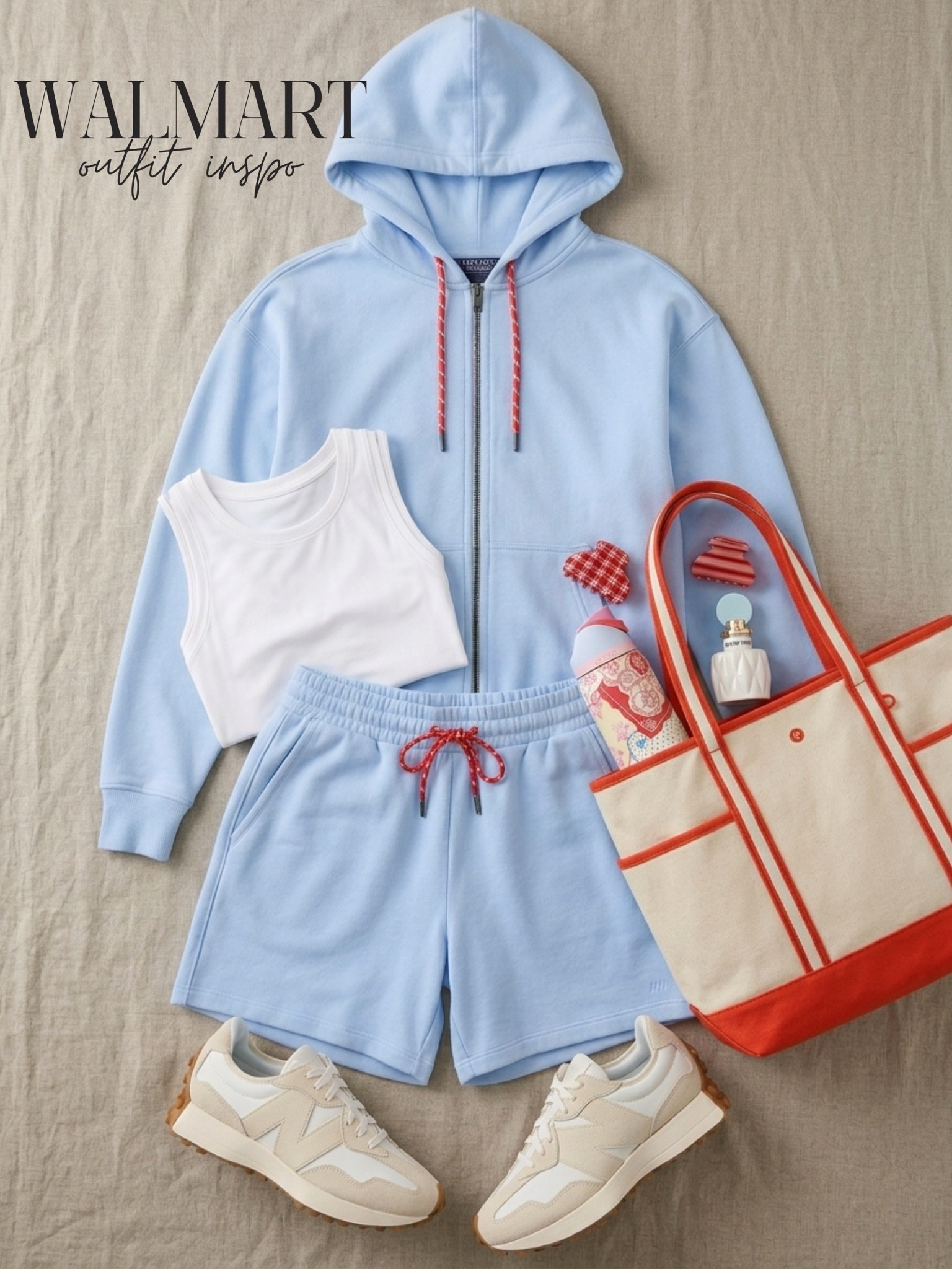 You are JOKING ☁️✨👀 this new matching set from Walmart is perfection! So cute for summer // Fourth of July outfit too.

#LTKootd #LTKSeasonal #LTKgrwm