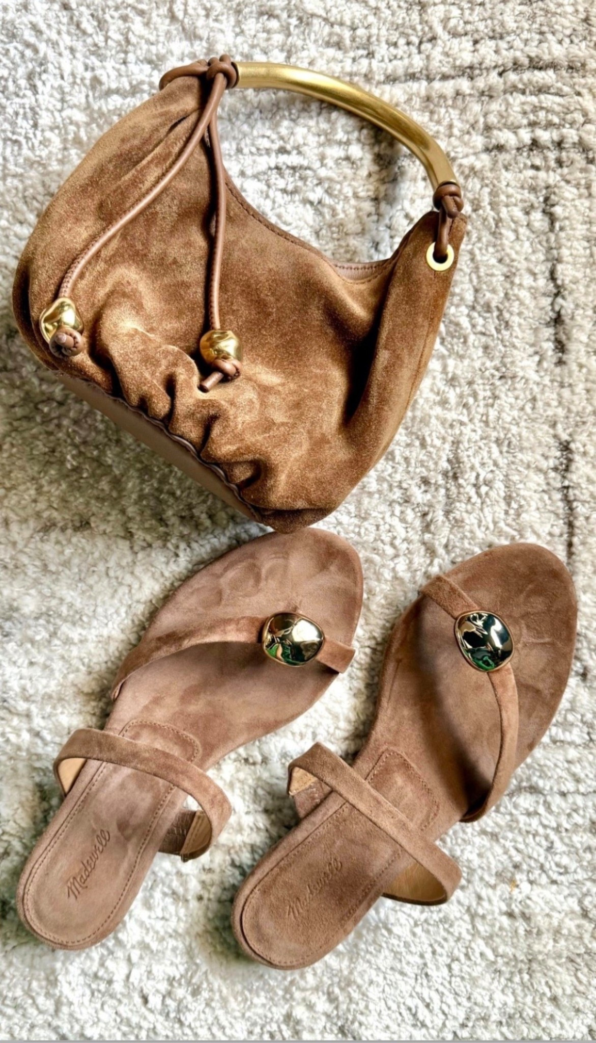 Sandals
Suede bag 
Madewell 

#LTKSeasonal