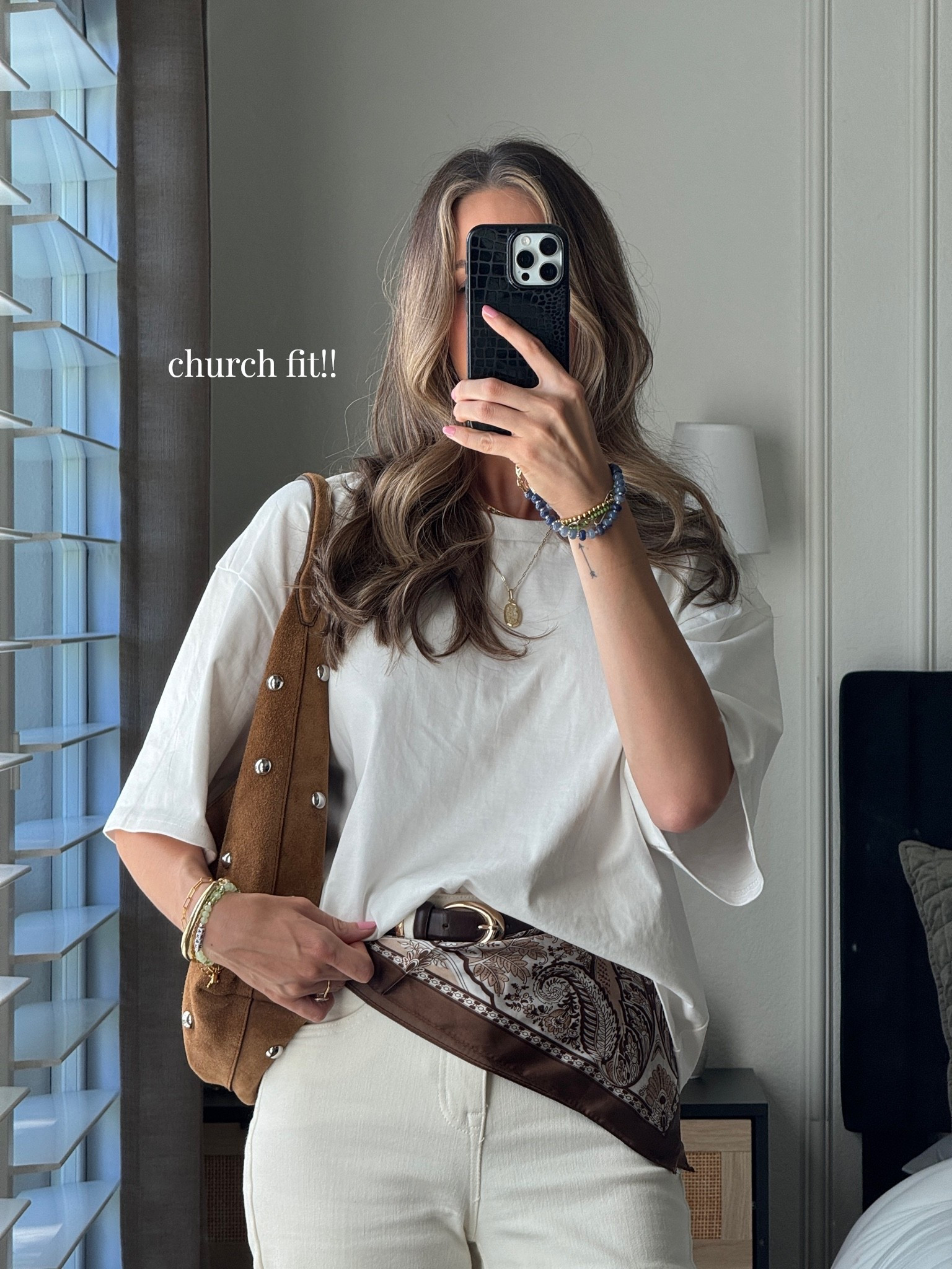 Church outfit with scarf belt!! 🤎

#LTKTall #LTKSeasonal #LTKootd