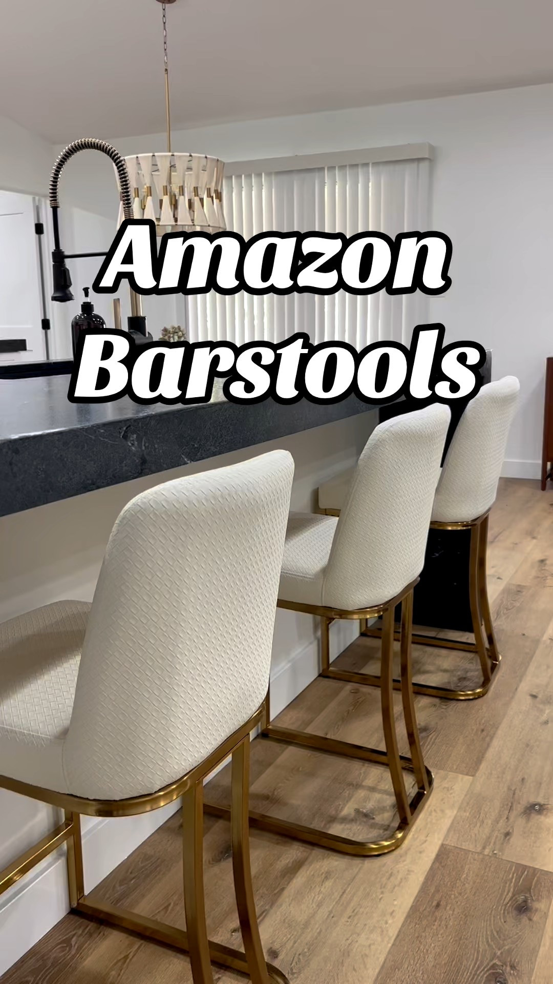 Amazon barstools that are an affordable option. I love these and they come in a five different color options.

#amazonhome #barstools #homefinds #amazonfinds #tiktokhome 

#LTKHome