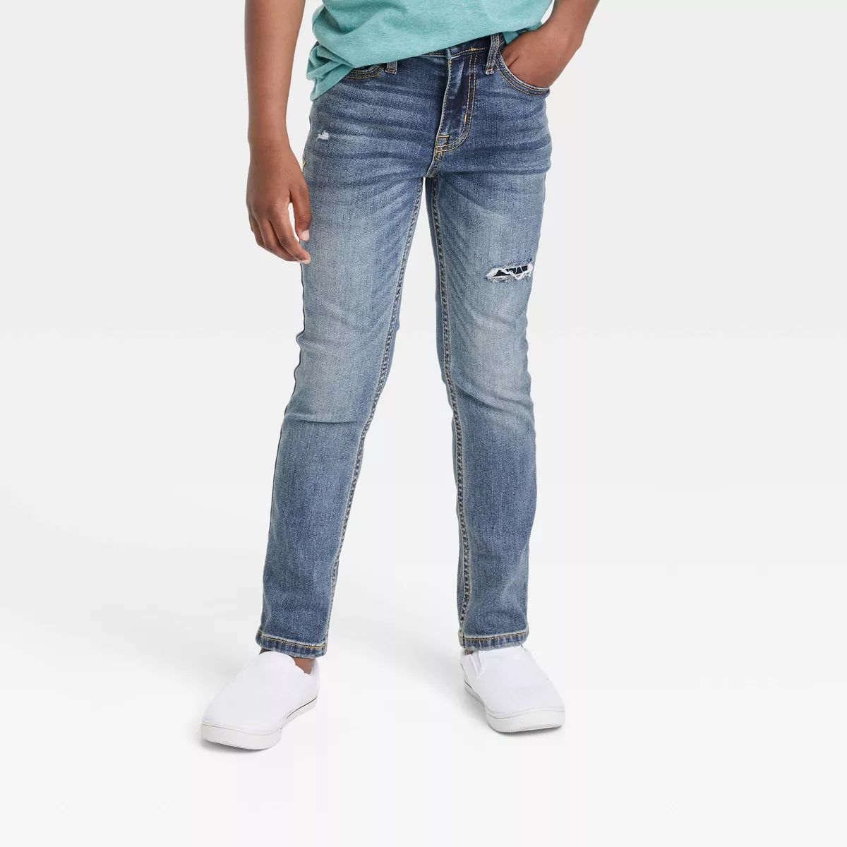 Boys' Super-Stretch Slim Jeans - Cat & Jack™ | Target