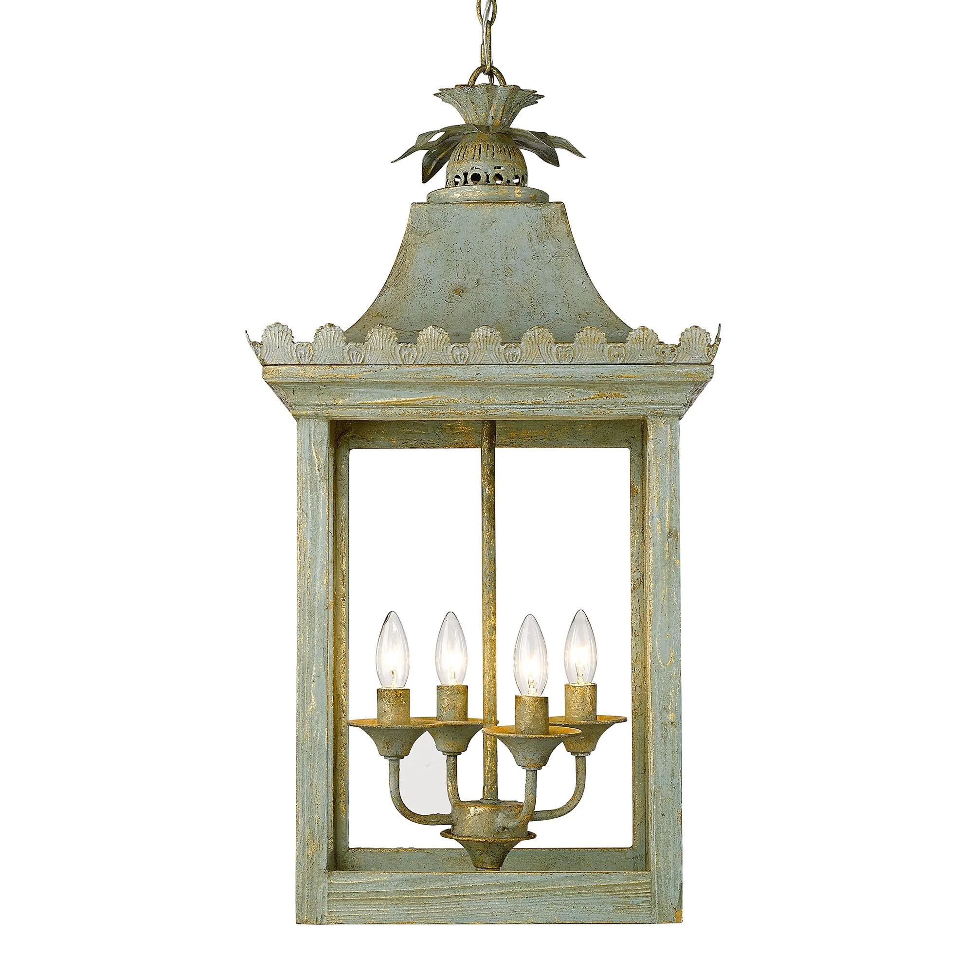 Finley 16 Inch Cage Pendant by Golden Lighting | 1800 Lighting